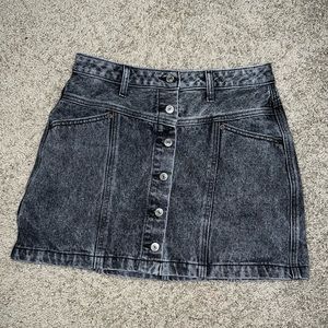 Abercrombie Black Denim Skirt Size 8
